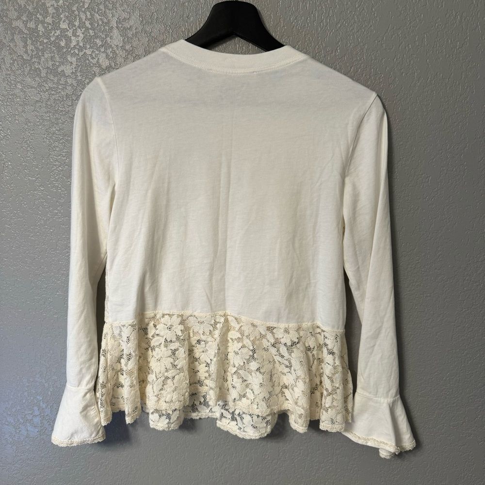 See by Chole bell sleeve lace top - Picture 2 of 4